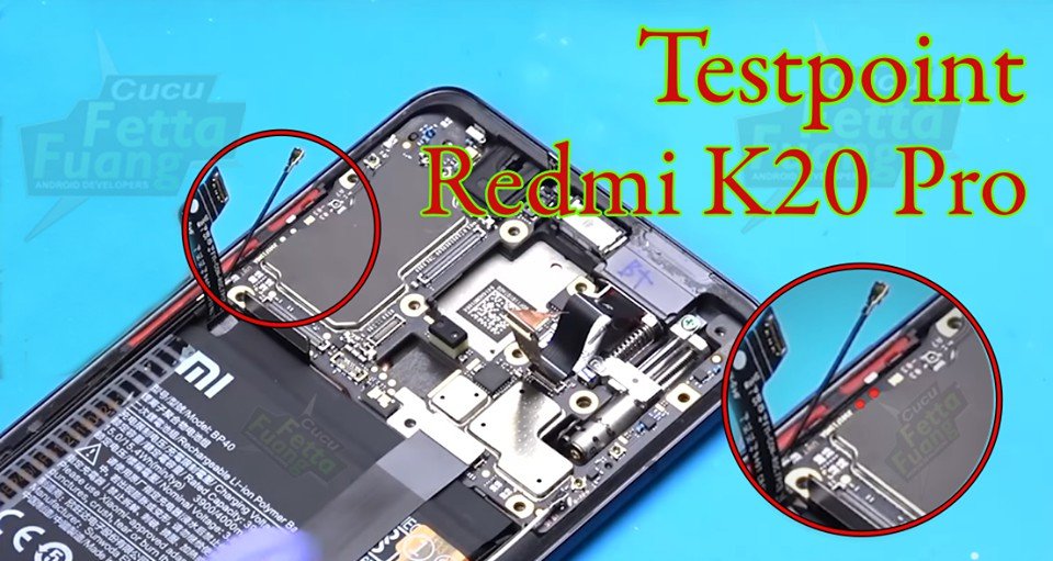 Xiaomi Redmi K20pro Test Point / EDL Point